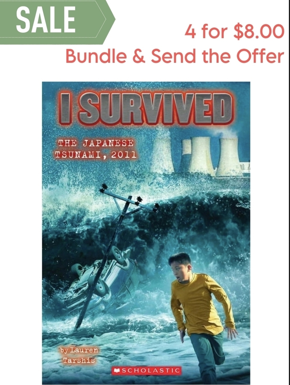 I Survived the Japanese Tsunami, 2011 Book | Lauren Tarshis | Kids Chapter Book